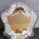 Venetian mirror 22cm X 24 cm Murano glass to pose 50s