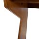 Art Deco desk, minimalist design in oak, unique 40s design, Netherlands.