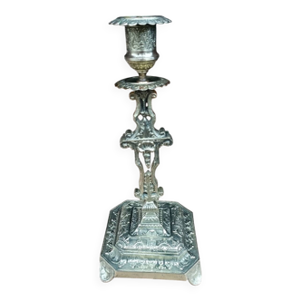 Second Empire bronze candlestick
