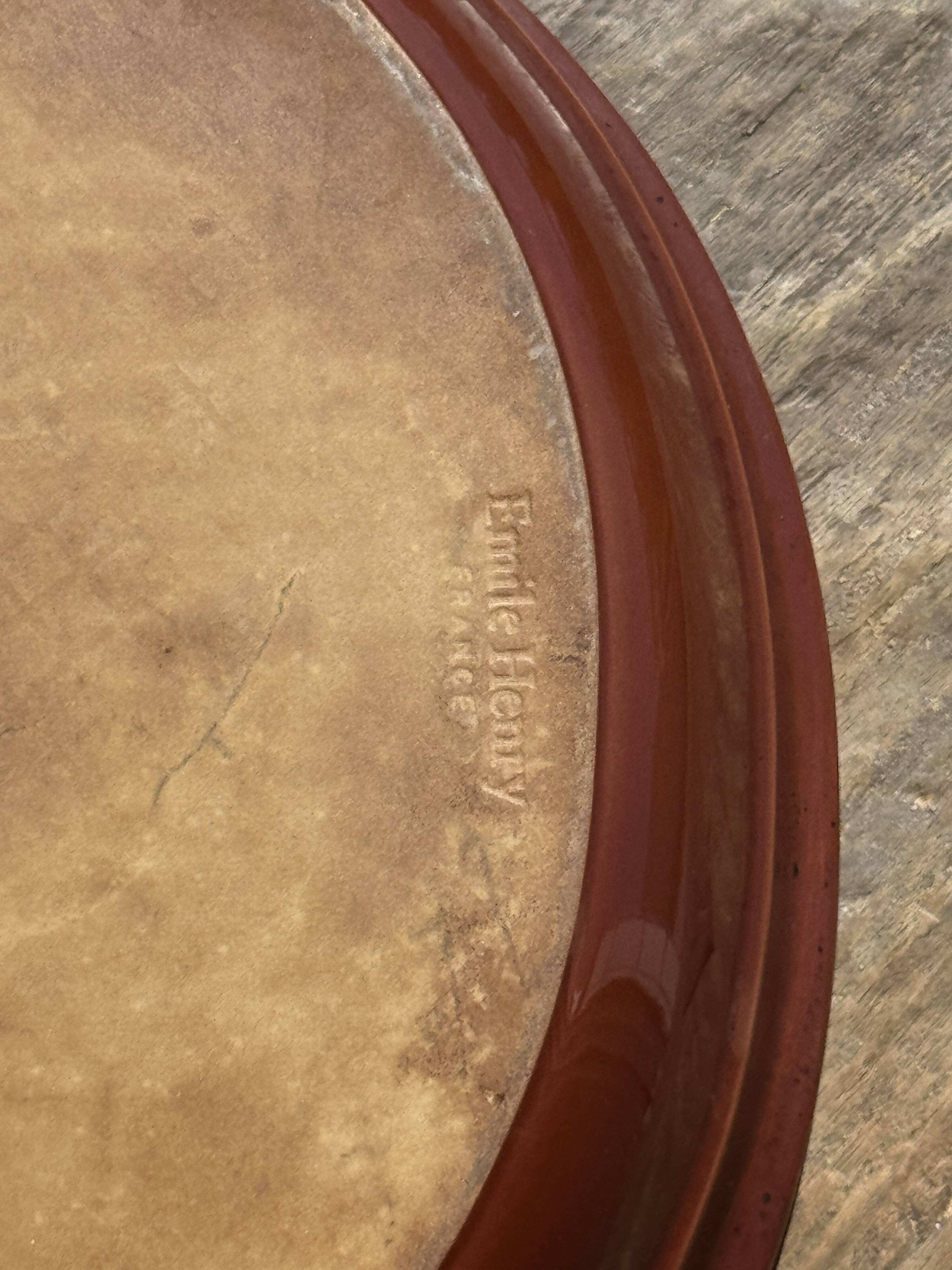 Huge oval oven dish with handle