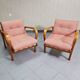 Pair of vintage armchairs by Kropacek and Kozelka, 1944