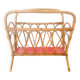 Rattan magazine holder