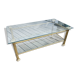 Table basse vintage années 70 – Hollywood Regency