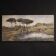 Bucolic landscape painting signed Giron from 20th century