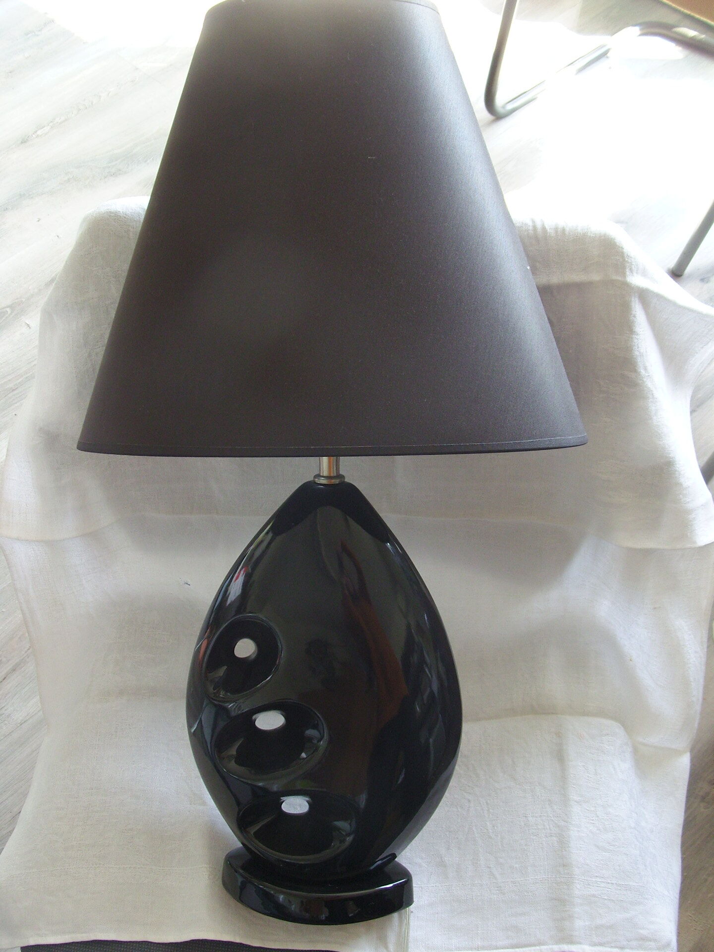 Louis Drimmer black modernist lamp