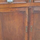 Parisian sideboard in solid oak and solid poplar early 20th century