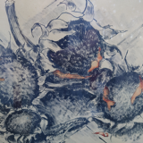 Painting under acrylic glass on bristol sheet signed bergen 1933