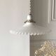 Suspension en opaline blanche