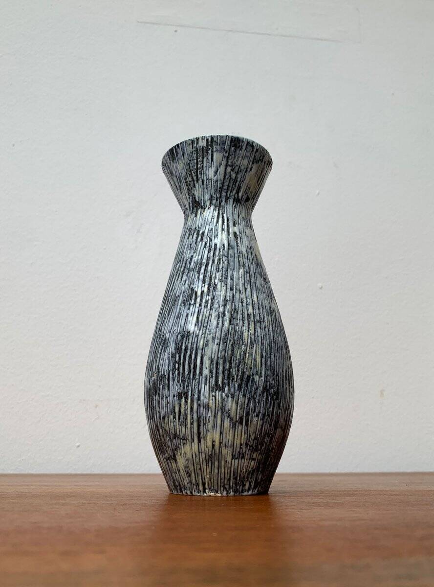 West German pottery vase, mid-century style, 1960s