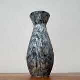 West German pottery vase, mid-century style, 1960s