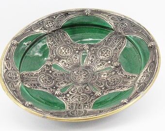 Moroccan ceramic dish