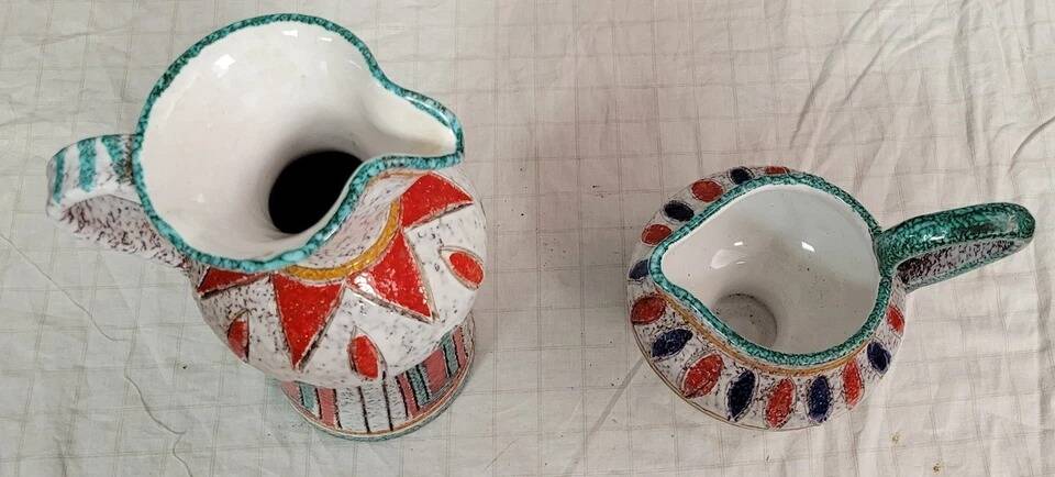 Two Italian ceramic pieces from the Art Deco period circa 1940
