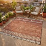 Handmade Moroccan terracotta rug, 150/250cm