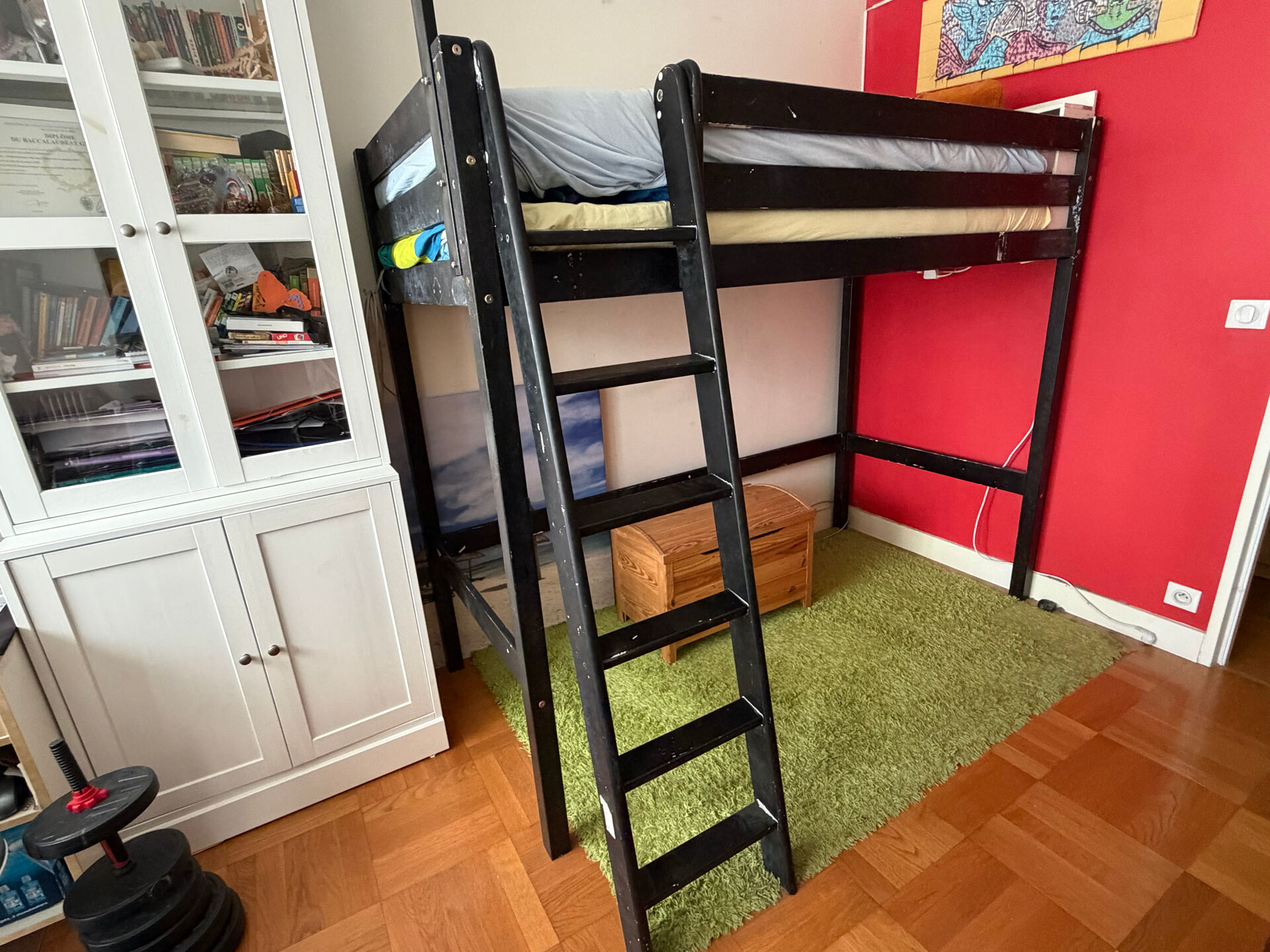 Lit mezzanine pour ado