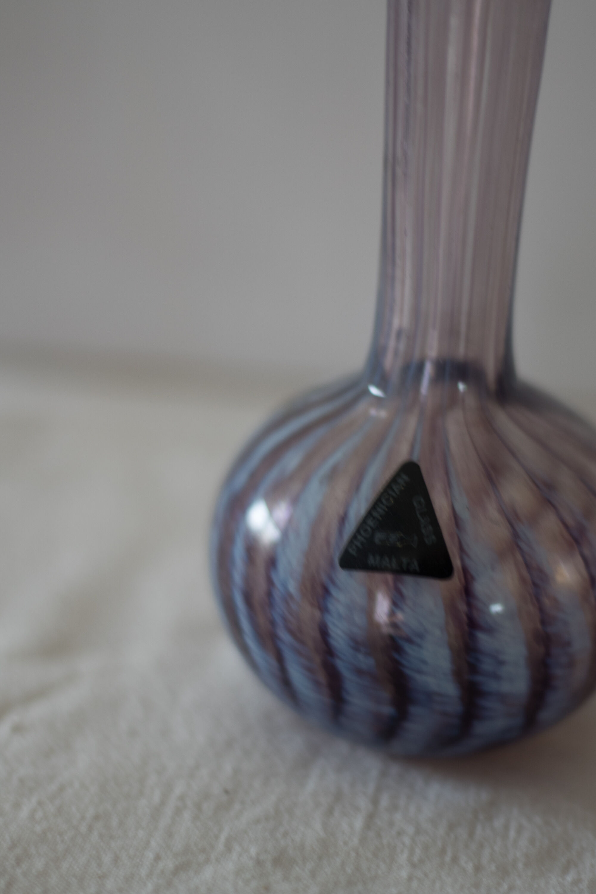 Malta glass jar vase