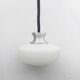 Space Age Saucer Globe Pendant Rises and Falls