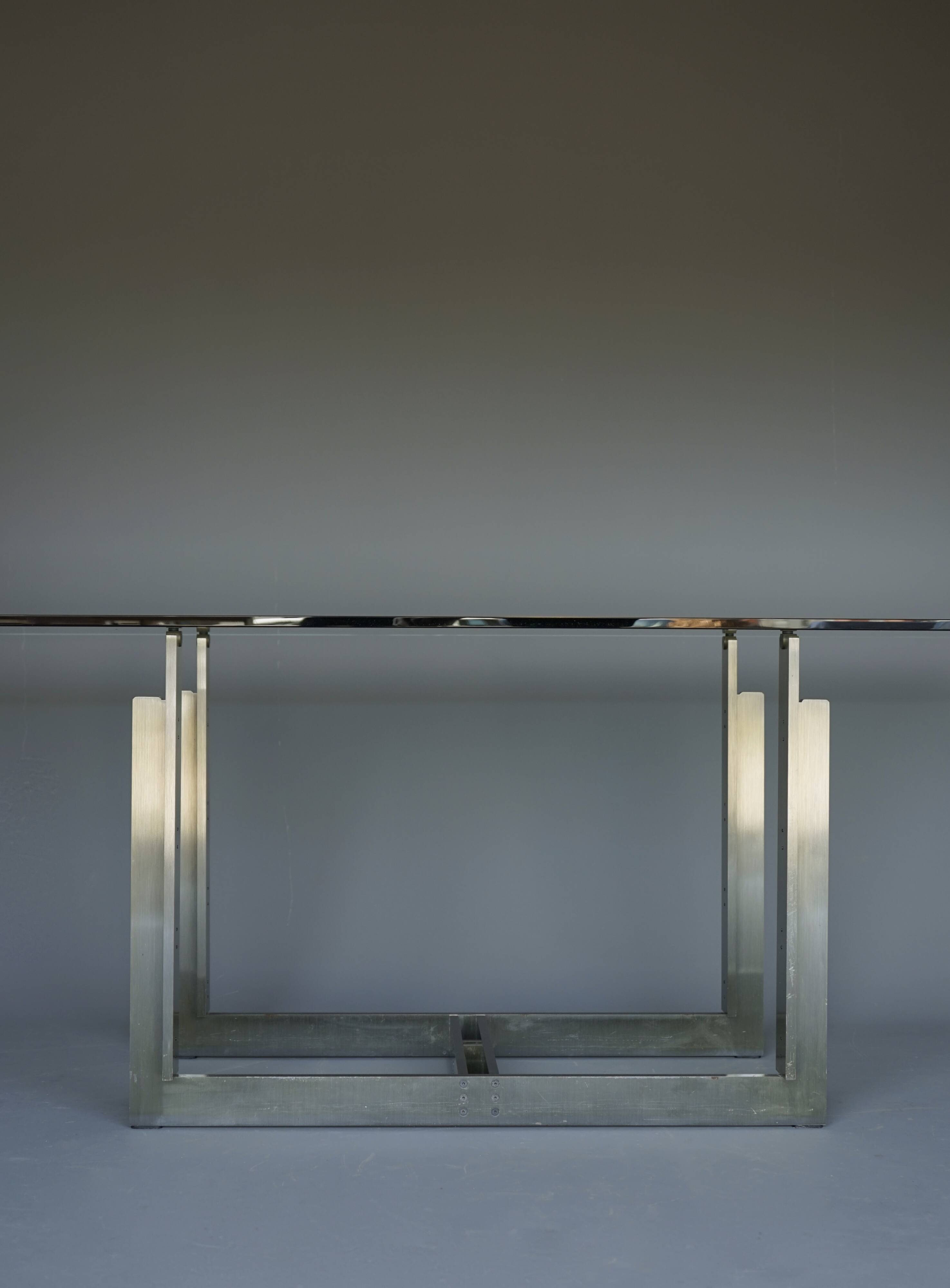 Dining table Sarpi by Carlo Scarpa for Simon Gavina, 1970s.