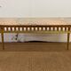 Marble and brass coffee table