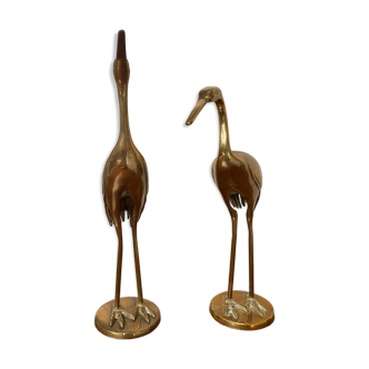 Brass herons