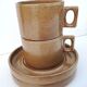 Set lunch in sandstone - Large cups
