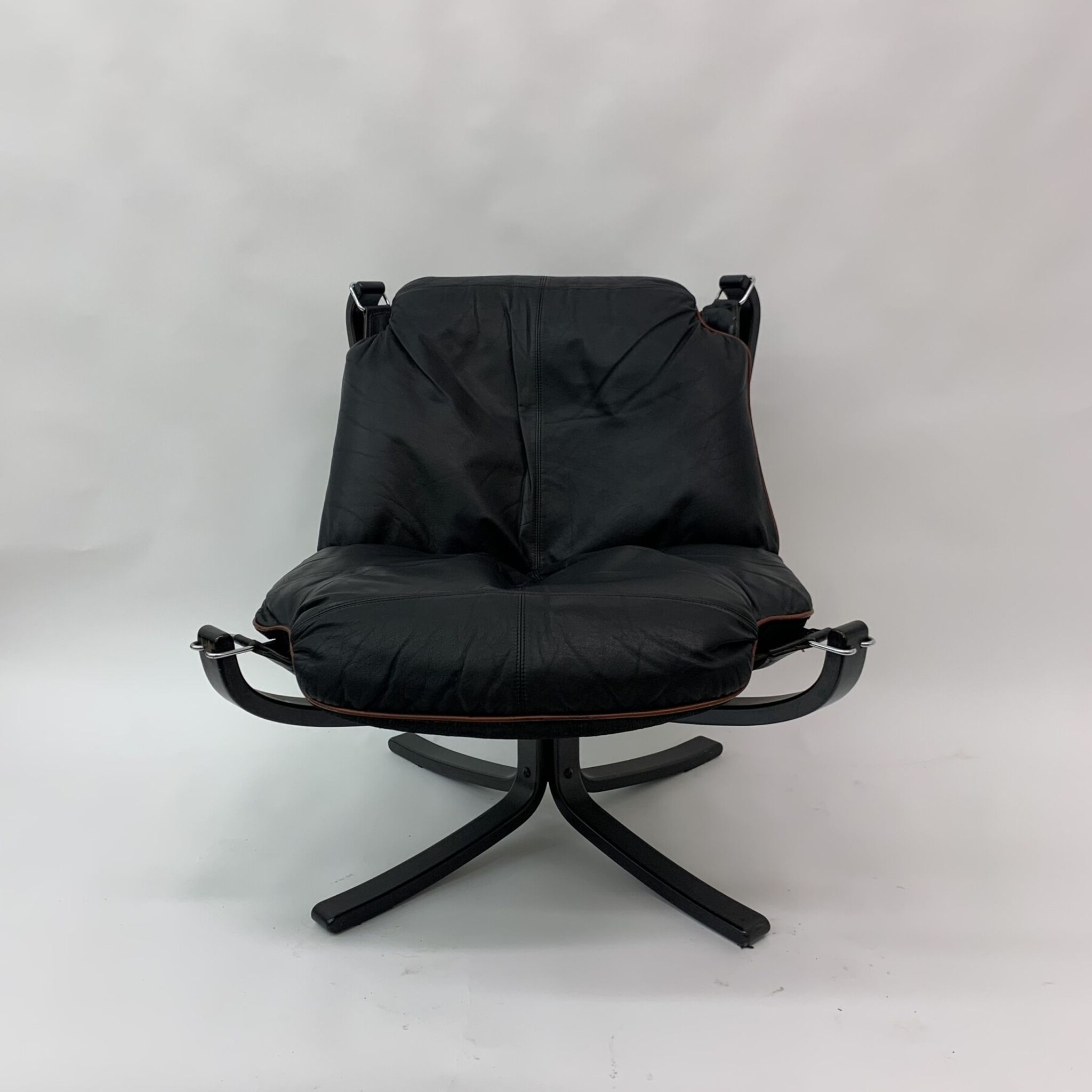 Falcon leather armchair by Sigurd Ressel for Vatne Møbler 1970s