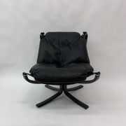 Falcon leather armchair by Sigurd Ressel for Vatne Møbler 1970s