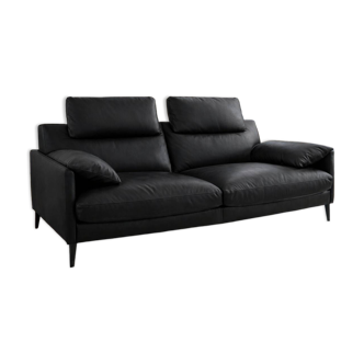 Canapé 2 places en cuir