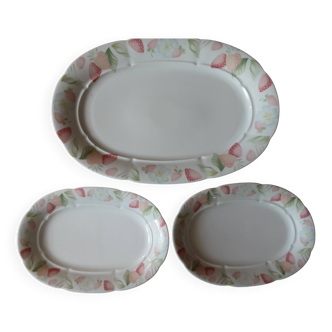 Set of 3 Mitterteich Bavaria dishes