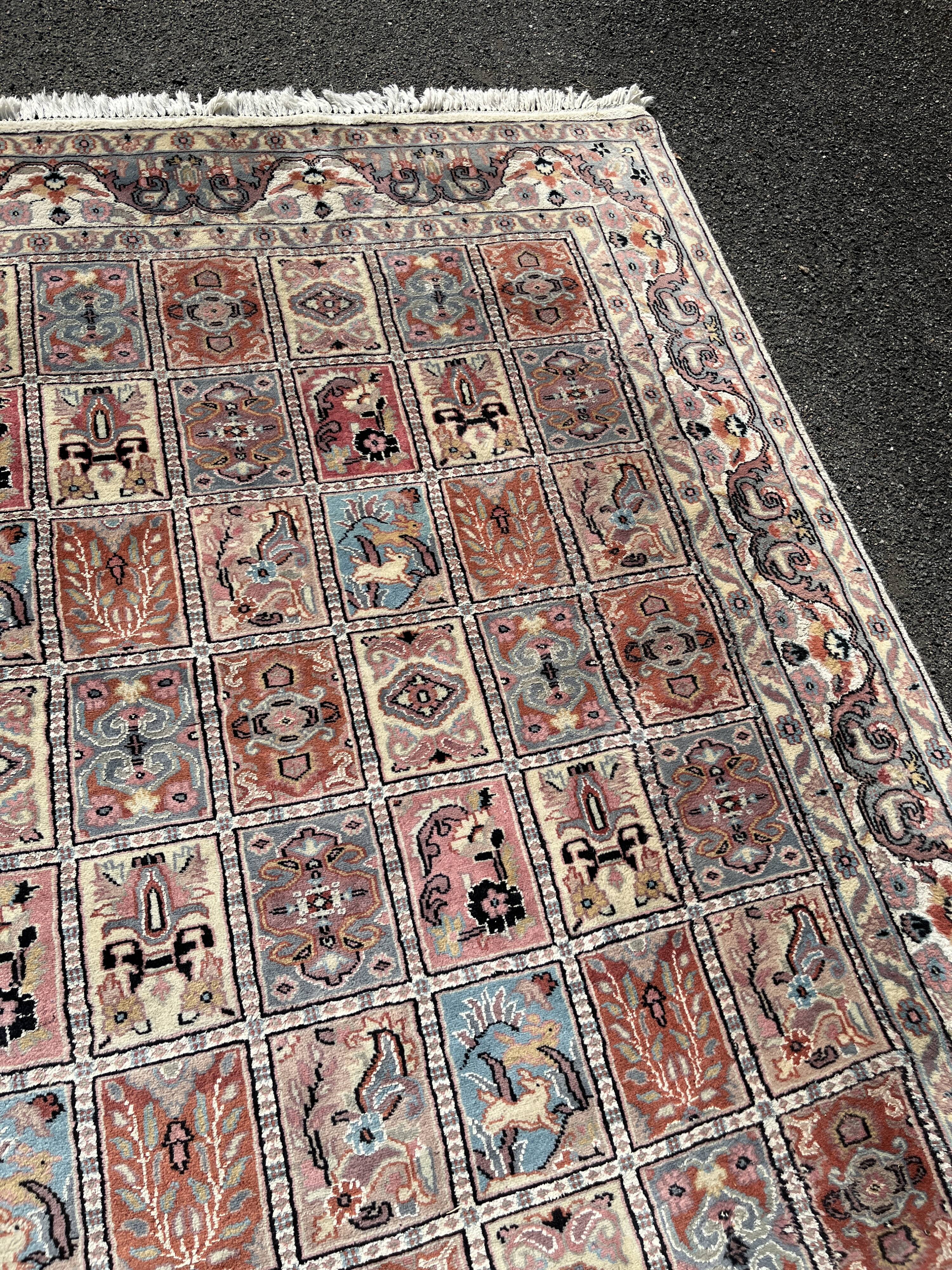 Authentic handmade oriental rug – 2.72 × 1.86
