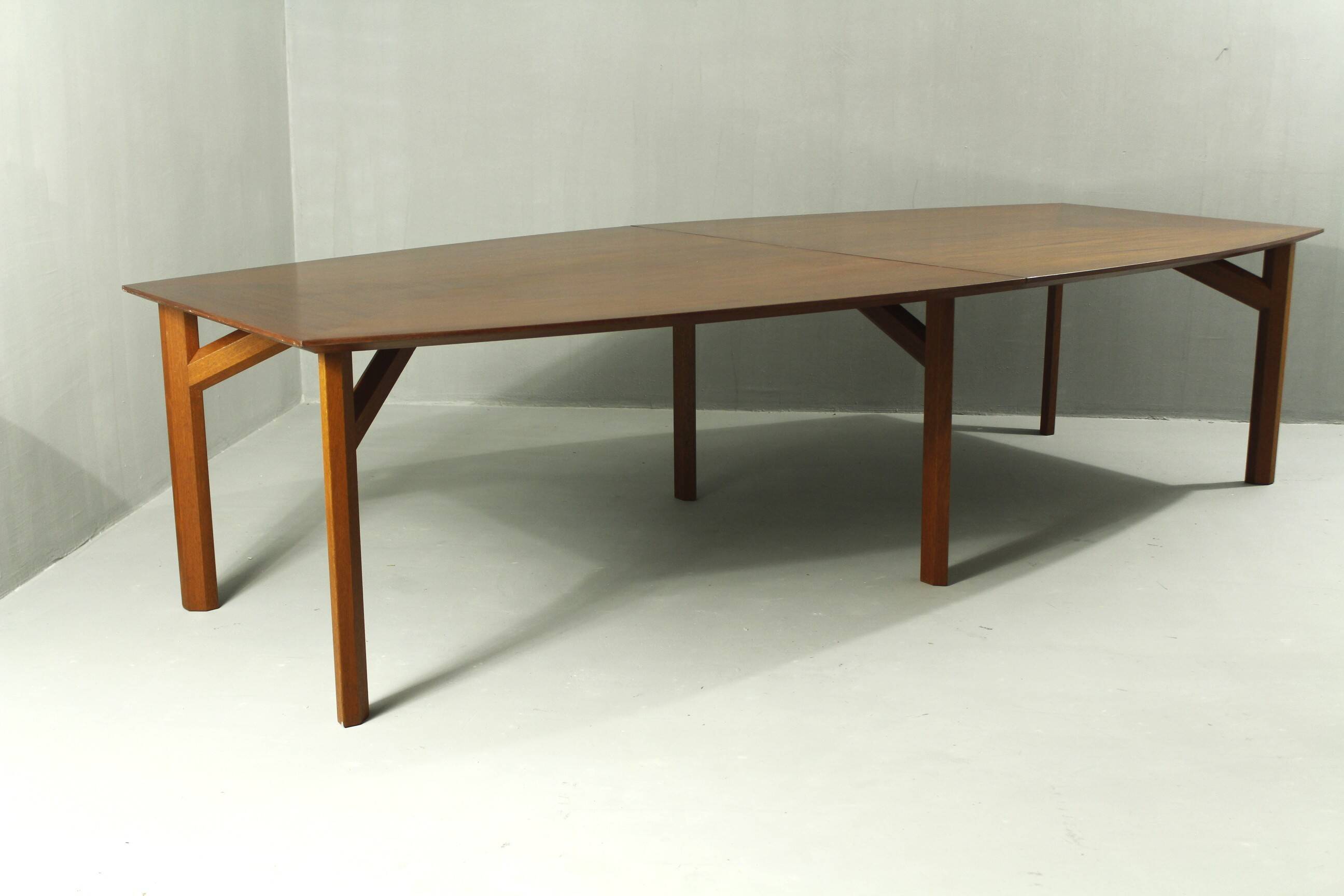 Large teak table, Denmark, 1980s