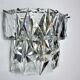 Regency wall lamp by Kinkeldey, 2 levels glass, Germany, 1970