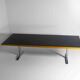 Warren Platner Large Leather Desk by Knoll International, 1973