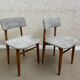 Pair of Scandinavian loop chairs