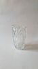 Vase en verre ciselé