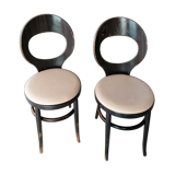 Set of 2 Baumann mouette bistro chairs