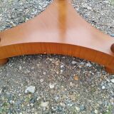 Antique Empire style pedestal table with marble top