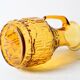 Vintage Designer Italian Amber Glass Pitcher / Mid-century Jug / 1970s