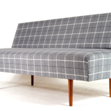 Sofa bed in vintage teak retro Danish design seat bench mid 60s/70s