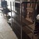 Large double shelf in chrome and smoked glass, 1970s, by Fratelli