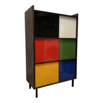 Bibliothèque/vitrine vintage