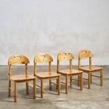 4 chairs in the style of Rainer Daumier