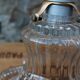 Porcelain and glass tulip wall light