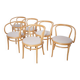 Fauteuils 209 de Thonet, 1986, Set de 6