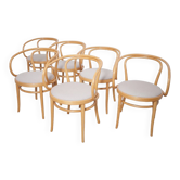 Fauteuils 209 de Thonet, 1986, Set de 6