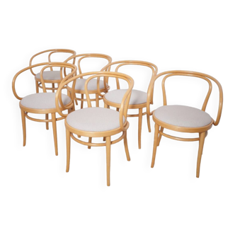 209 Armchairs from Thonet, 1986, Set of 6
