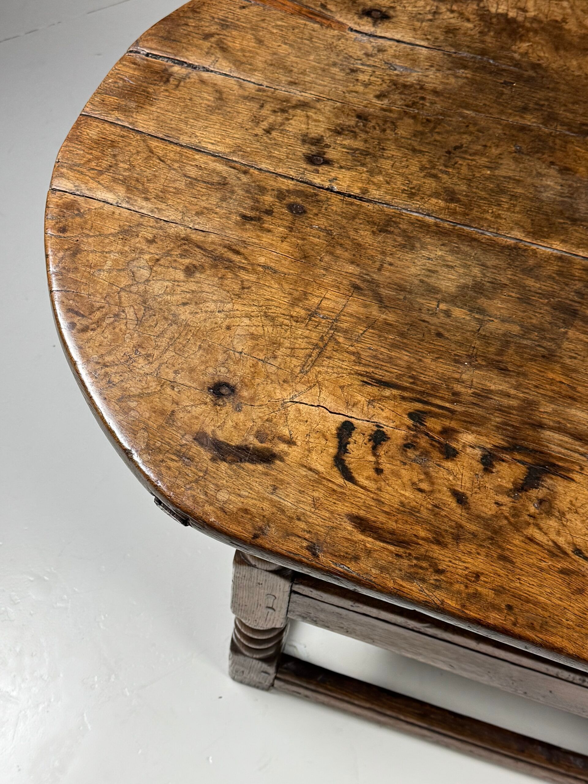 English monk chair table oak 18th century