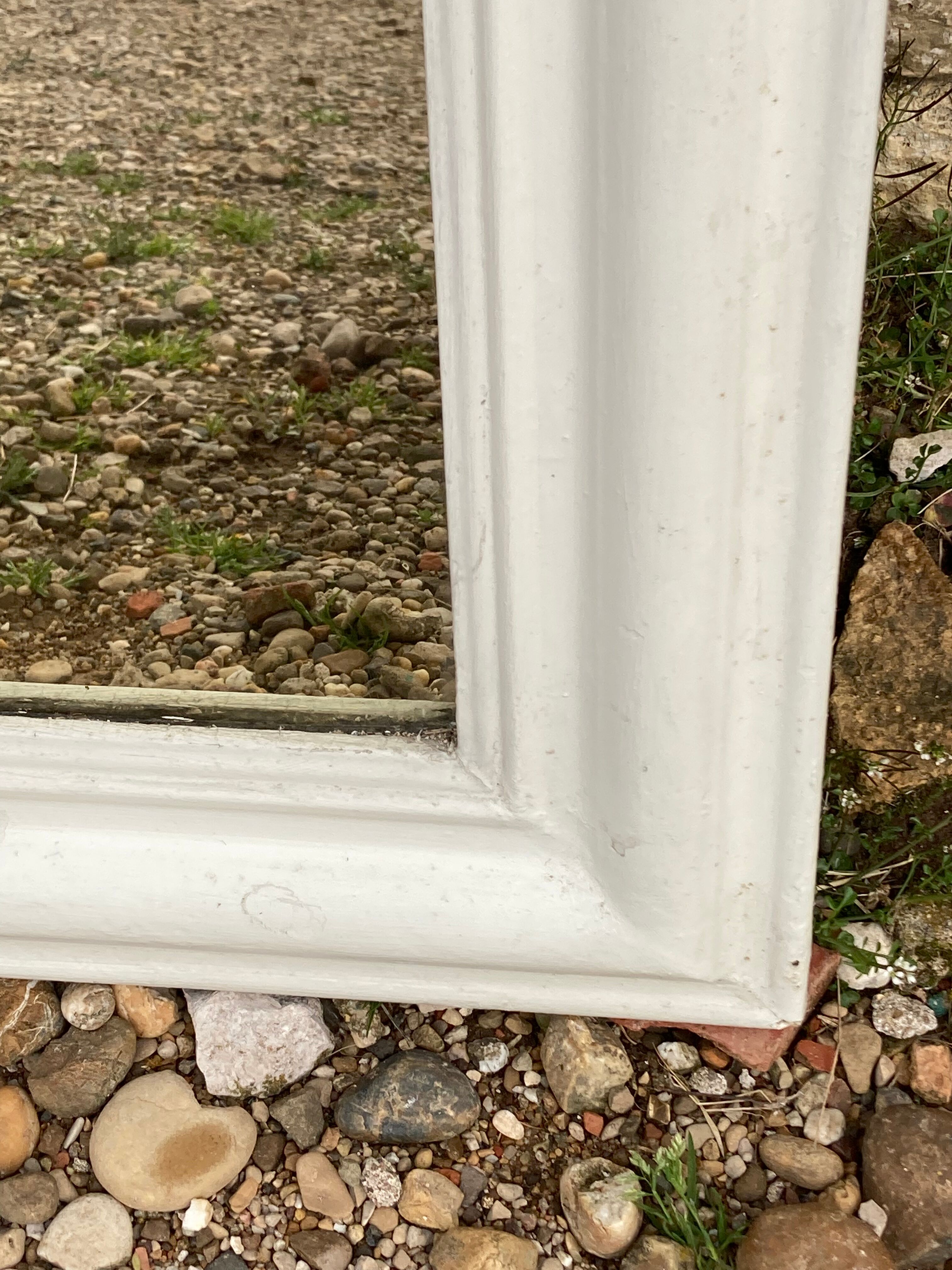 Mirror Louis Philippe white