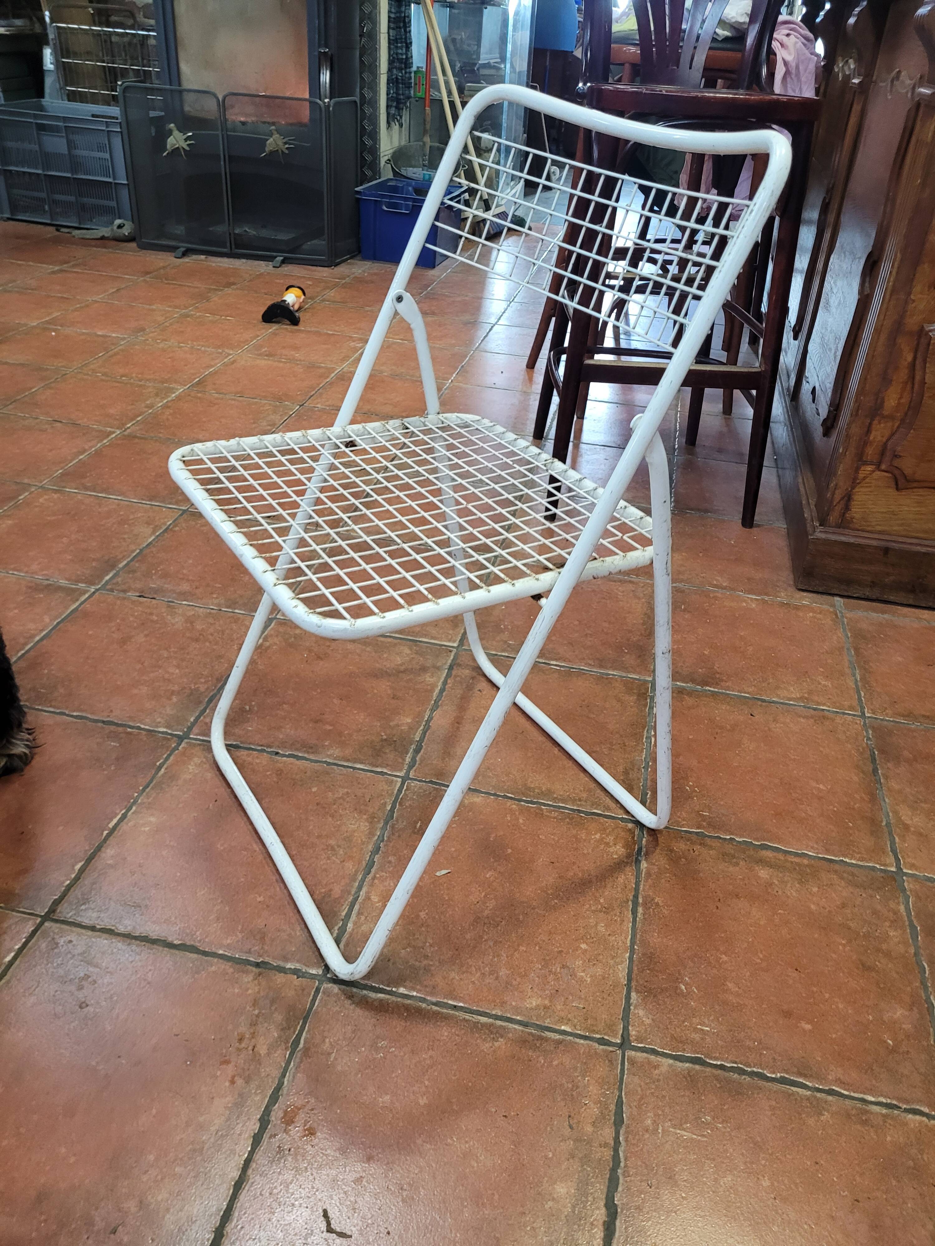 11 folding chairs, Ted Net by Niels Gammelgaard from the 70s