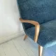 Renovated vintage Scandinavian bench