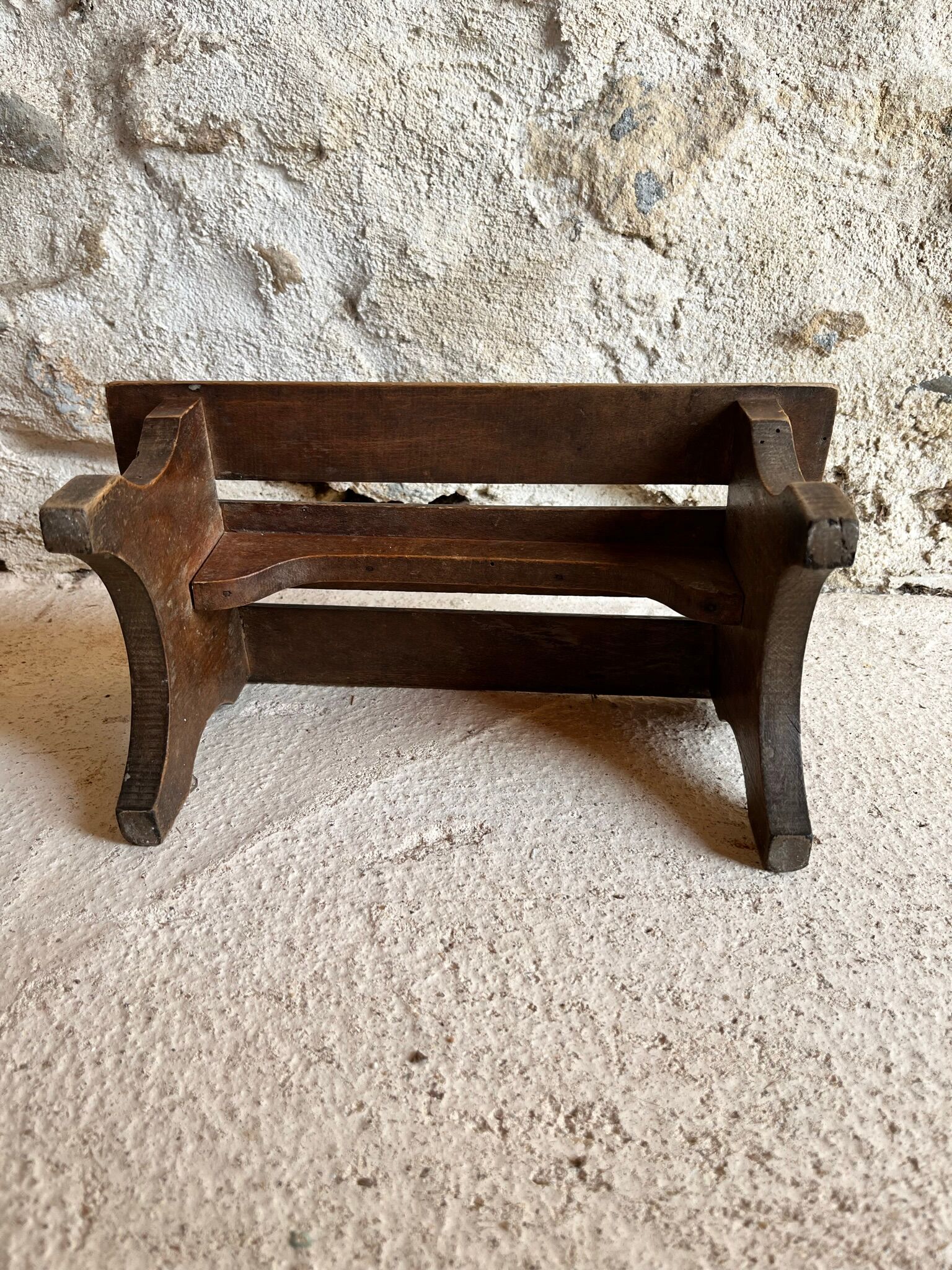 Wooden plant bench